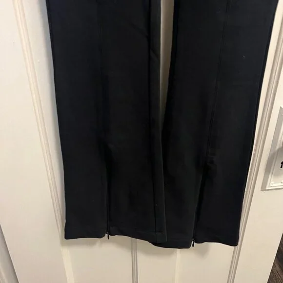 Anthropologie Black yoga pants with zippers size XS - Picture 3 of 10